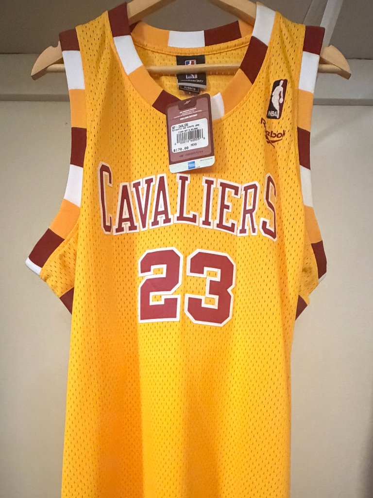 Lebron James Authentic Throwback Alternate Jersey
